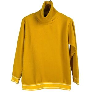 Opening Ceremony Men’s Medium Fleece Pullover Turtleneck Yellow